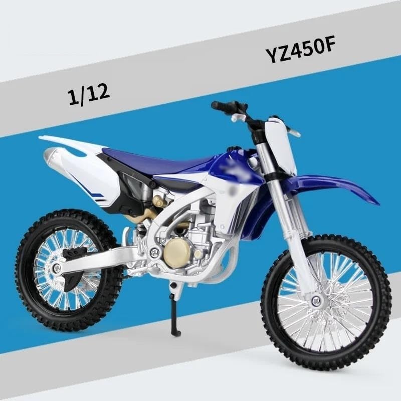 すずき に適合する Yz450f 1:12 オフロードシミュレーション合金オートバイ